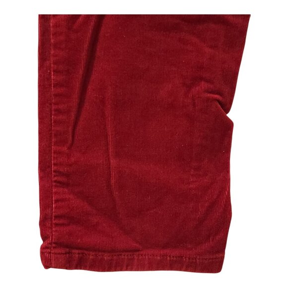 Women's Jessica Simpson Dark Red Forever Skinny Low Rise Corduroy Pants Size 30 - Picture 6 of 14